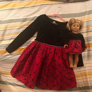 Dollie & Me Size 10 Christmas Dress